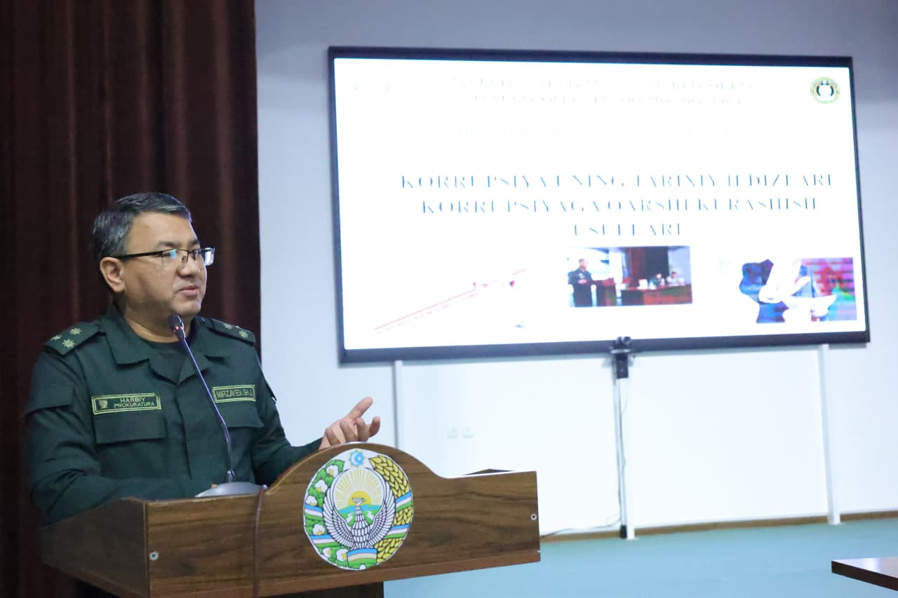 Halollik va javobgarlik — bu har bir harbiy xizmatchining kasbiy burchidir