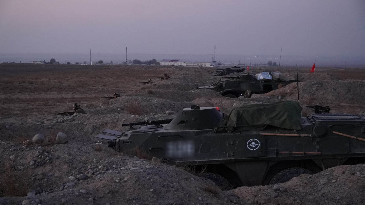 Farg‘ona garnizonida batalyon taktik o‘quvi o‘tkazildi