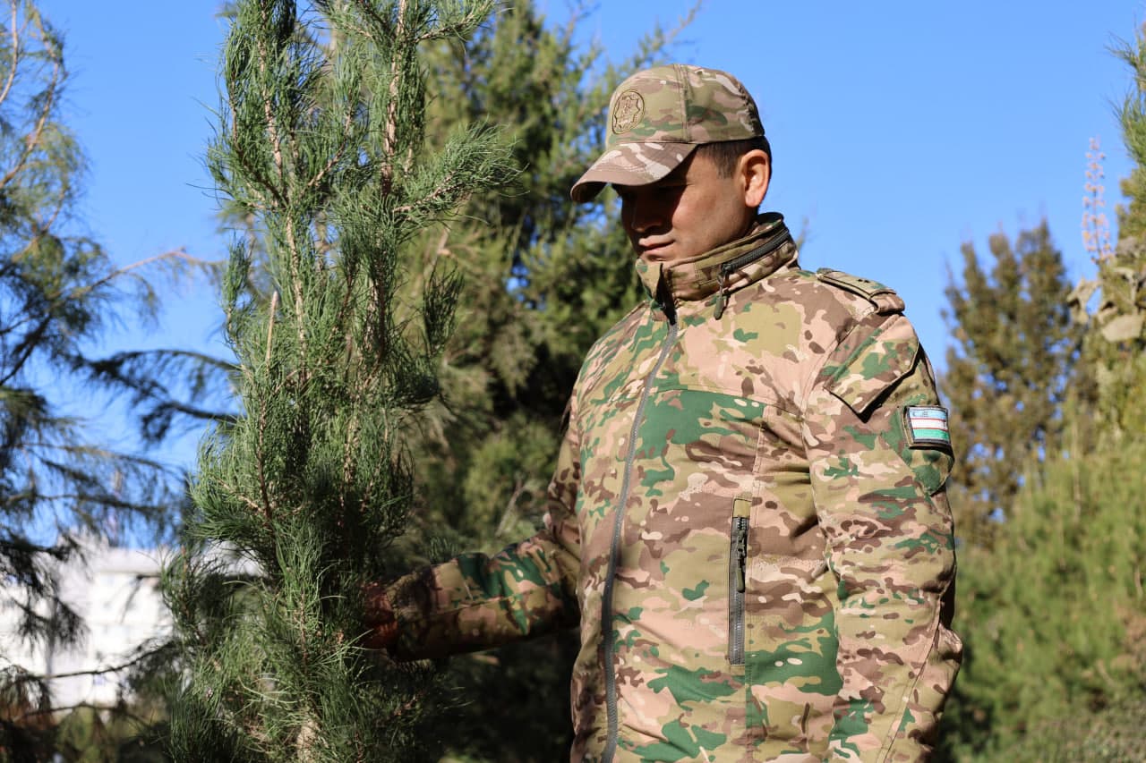 Qo‘mondonlik miqyosida “Yashil makon” loyihasi davom etmoqda