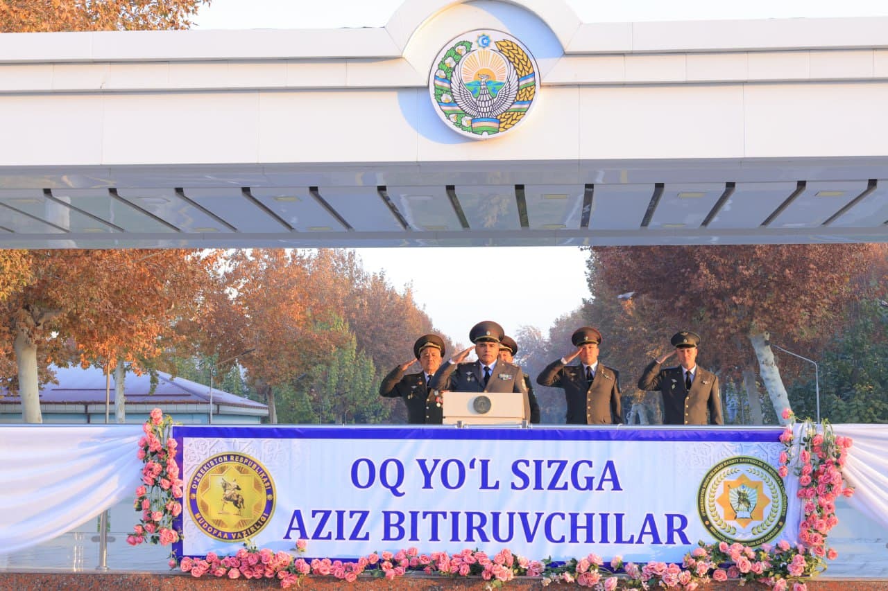 Serjantlar tayyorlash oliy maktabida bitiruv marosimi tantanali tarzda o‘tkazildi