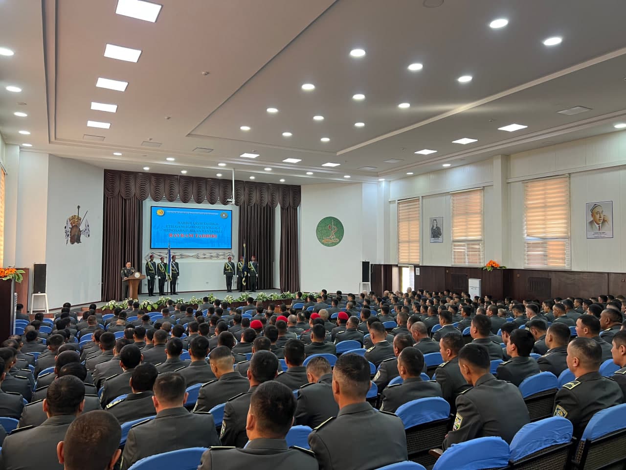 Harbiy qism tashkil etilgan kun tantanali nishonlandi