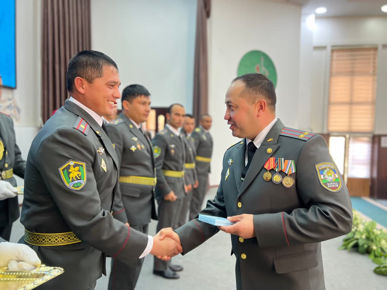 Harbiy qism tashkil etilgan kun tantanali nishonlandi