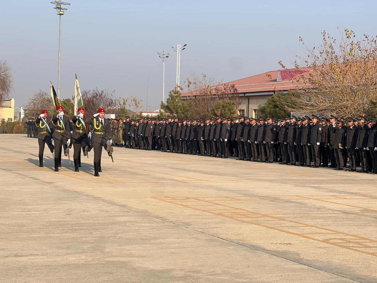 Harbiy qism tashkil etilgan kun tantanali nishonlandi