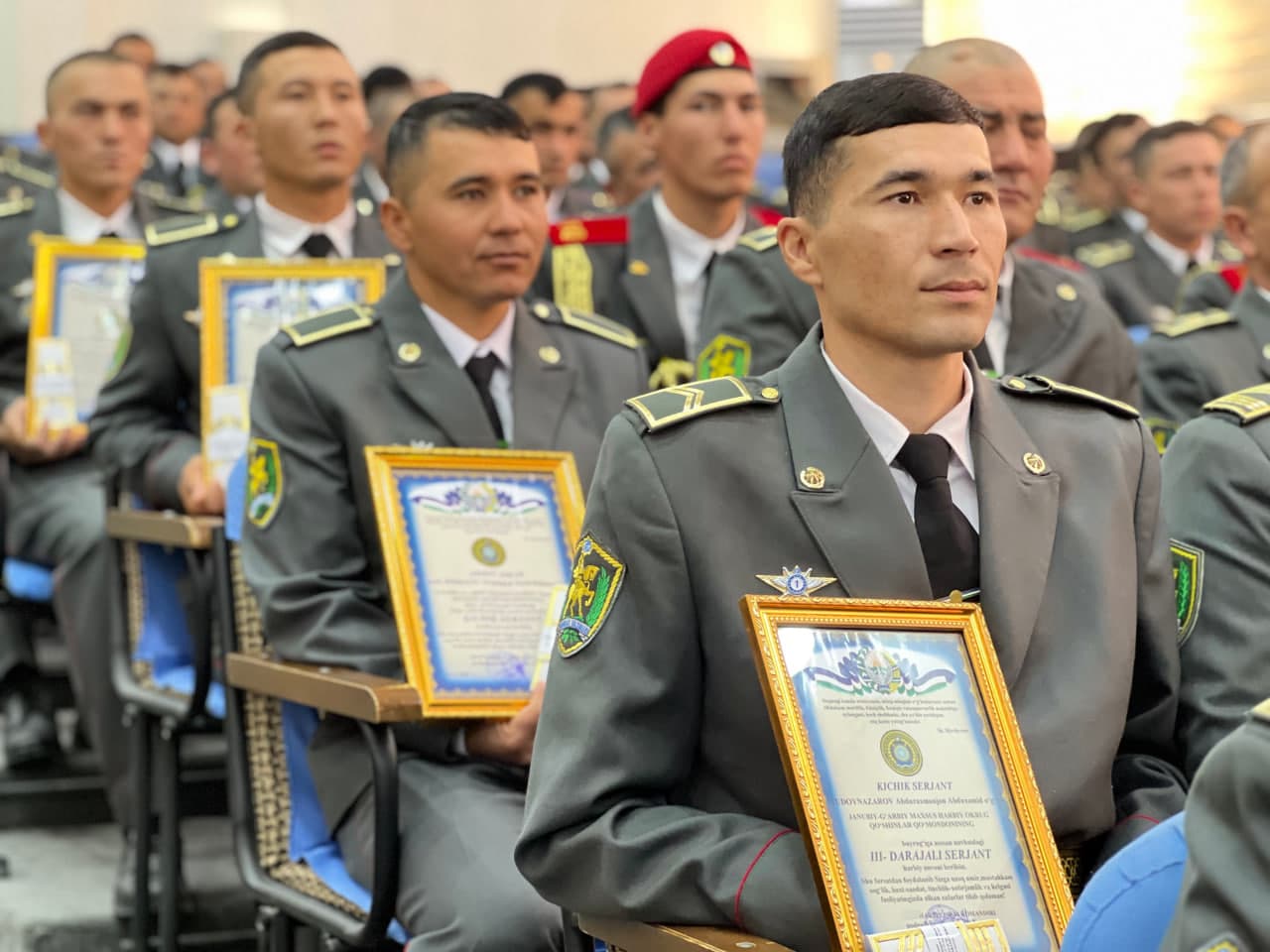 Harbiy qism tashkil etilgan kun tantanali nishonlandi