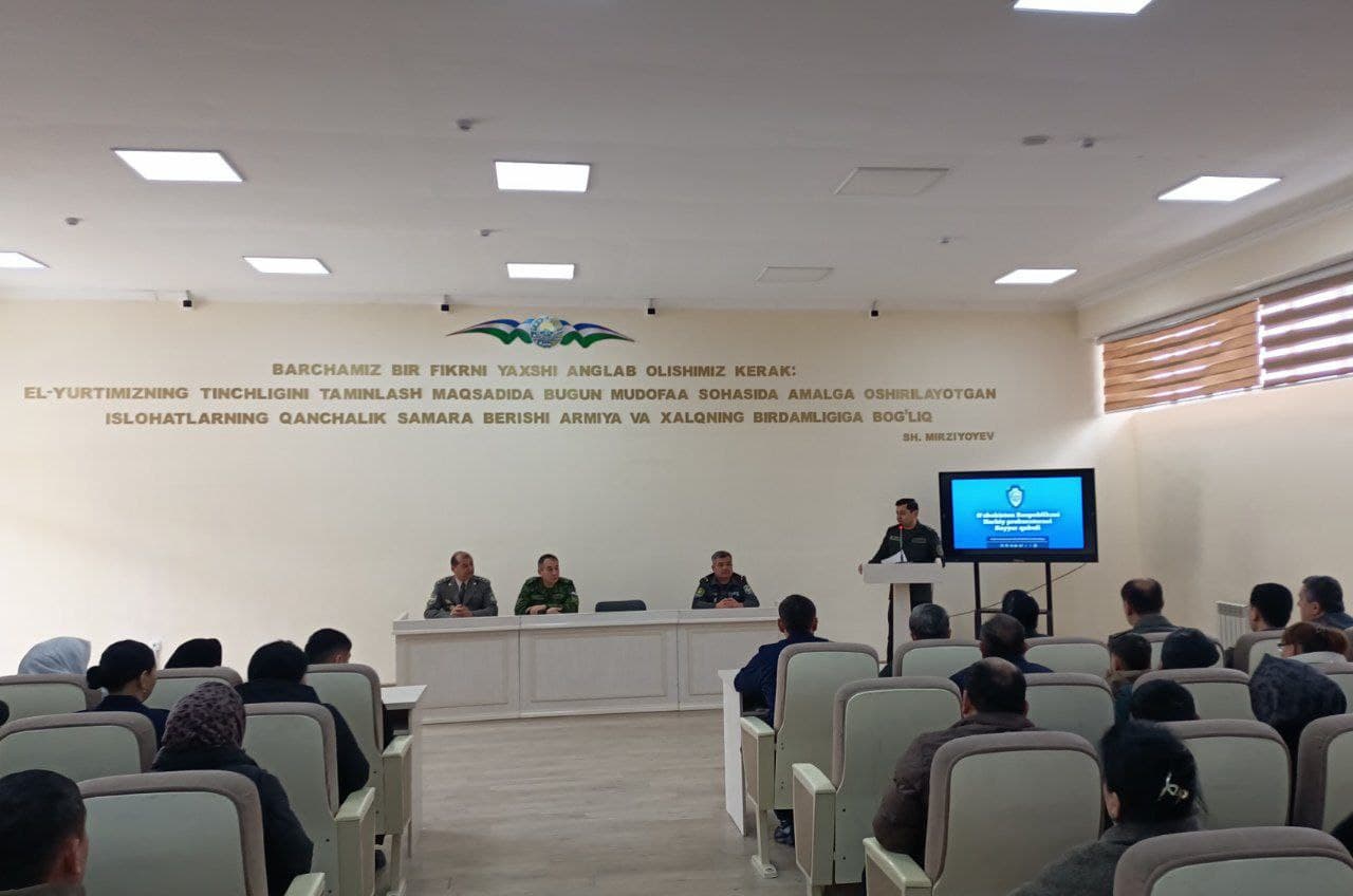 Harbiy prokuraturaning ommaviy sayyor qabuli bo‘lib o‘tdi