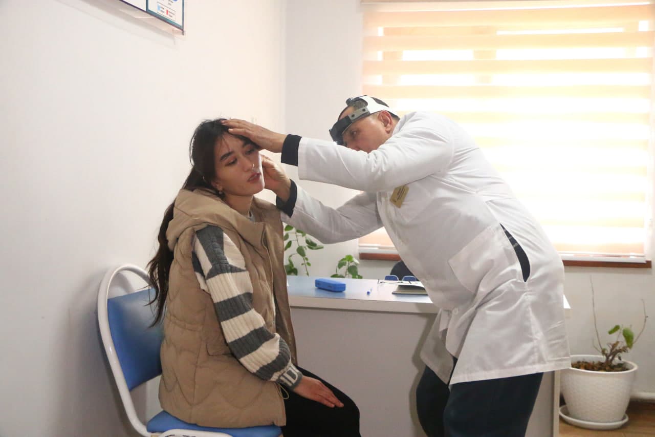 Harbiy oilalar ishtirokida davra suhbati va chuqurlashtirilgan tibbiy ko‘rik o‘tkazildi