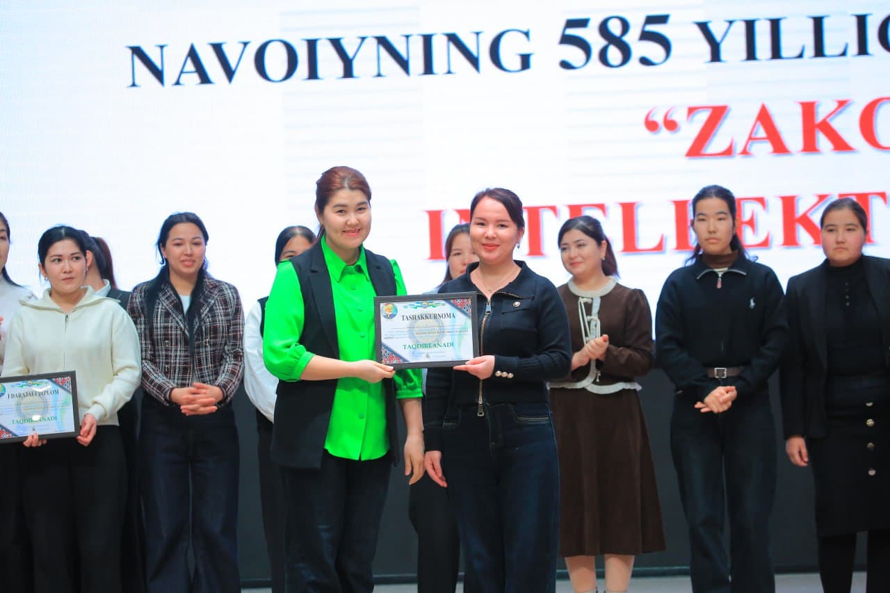 К 585-летию со дня рождения Навои организована интеллектуальная игра «Заковат»