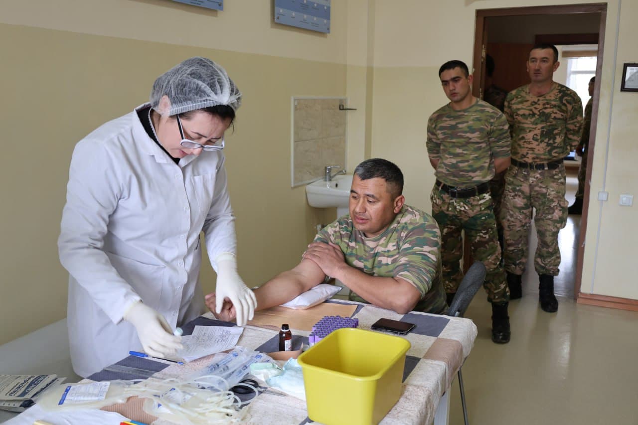 Chirchiq poligonida reja asosida tibbiy tadbir tashkil etildi