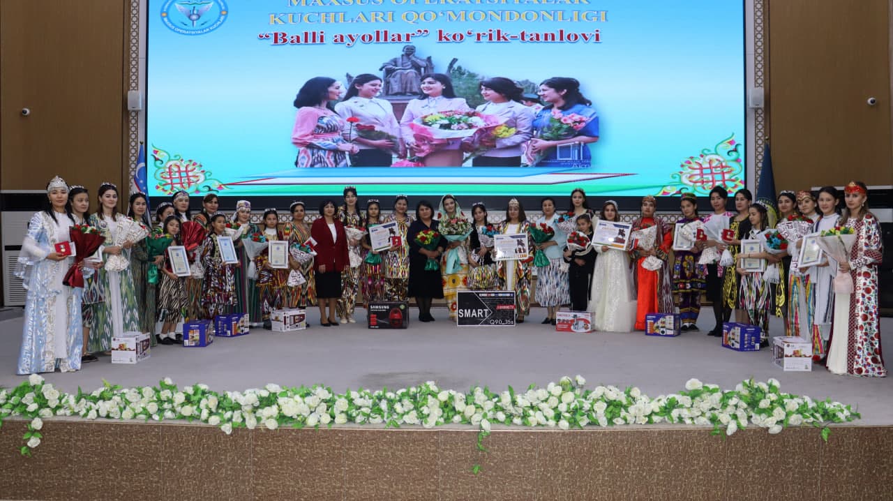 Qo‘mondonlik bosqichida namunali harbiy oila bekalari aniqlandi