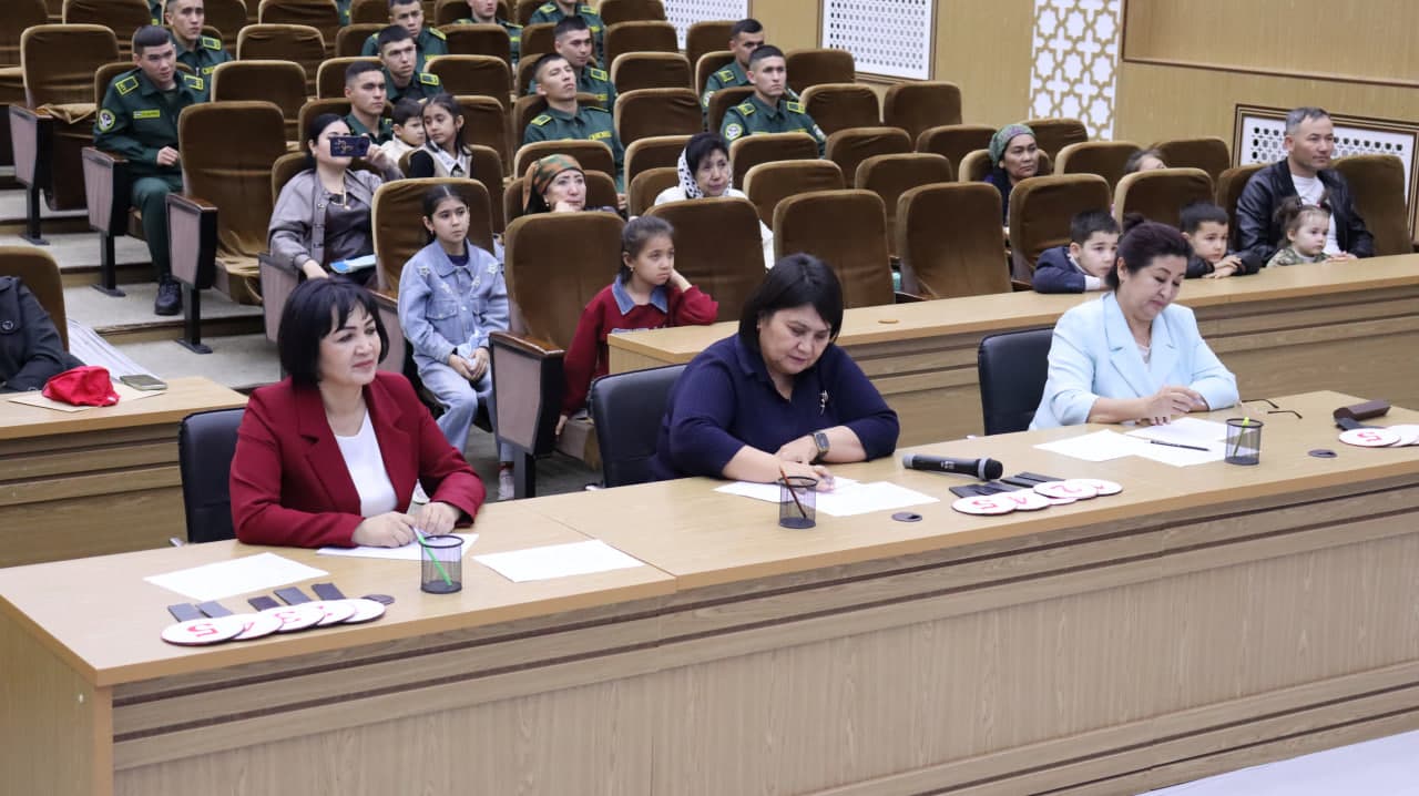 Qo‘mondonlik bosqichida namunali harbiy oila bekalari aniqlandi