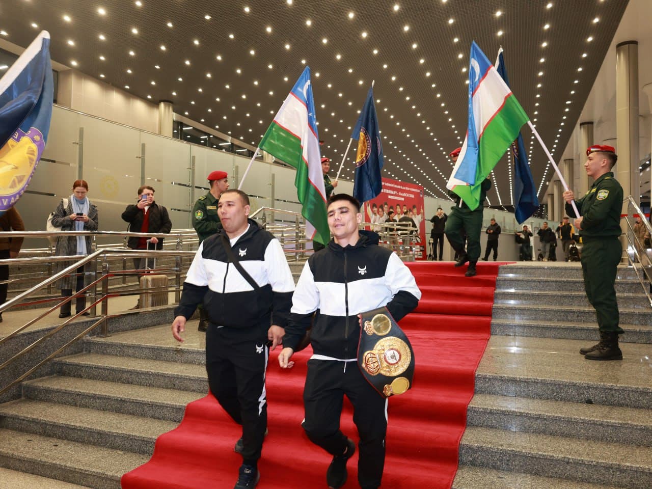 Gʻalaba bilan qaytgan kapitan Bektemir Meliqoʻziyev tantanali kutib olindi