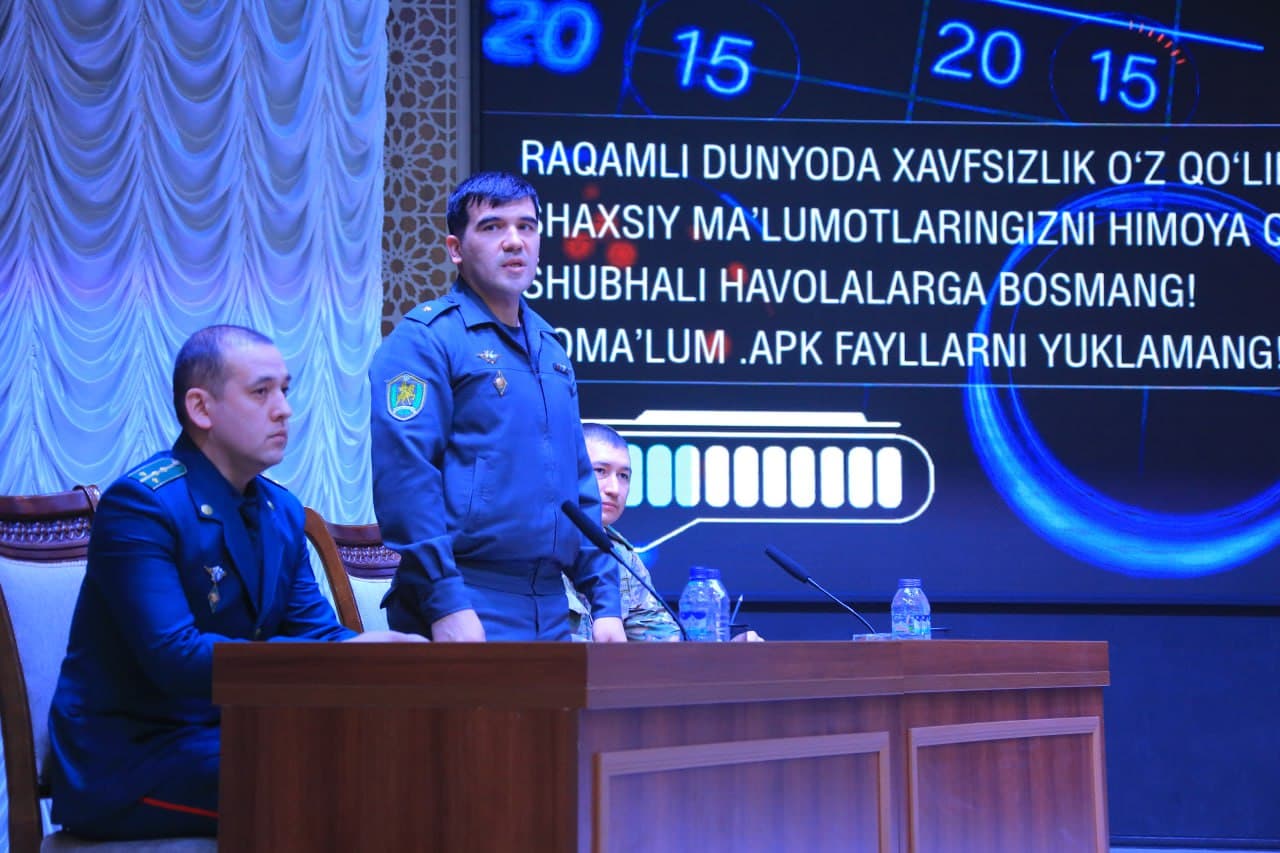 Shimoli-g‘arbiy harbiy okrugda kiberxavfsizlikka bag‘ishlangan profilaktik tadbir o‘tkazildi