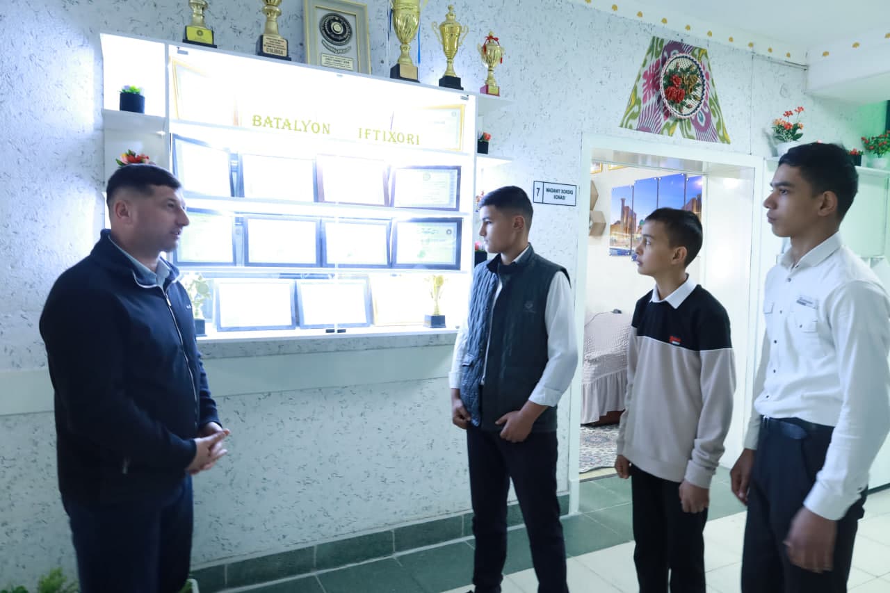 Buxoroda “Harbiy qismda bir kunim” loyihasi bo‘lib o‘tdi