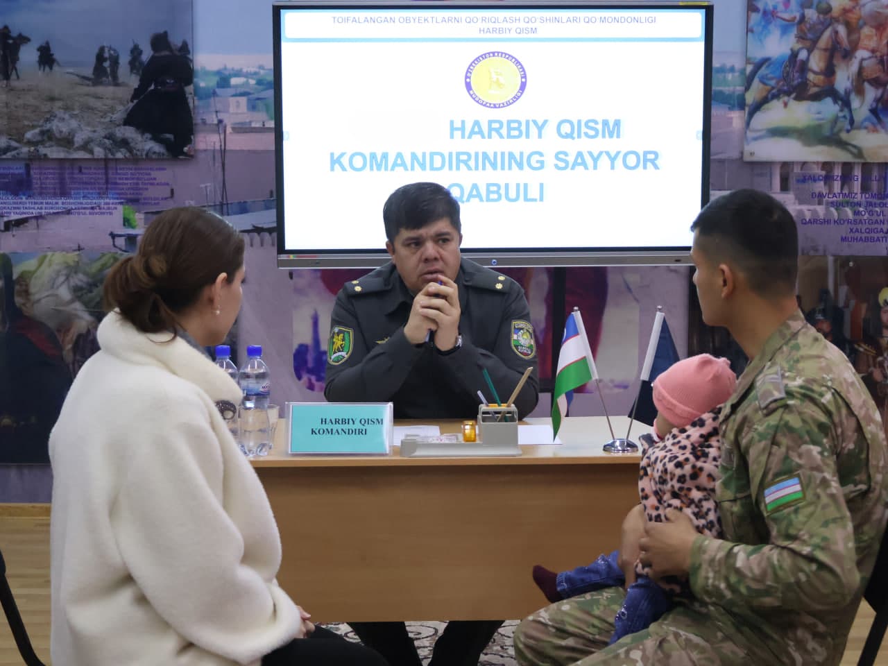 Samarqandda harbiy xizmatchilar uchun sayyor qabul tashkil etildi