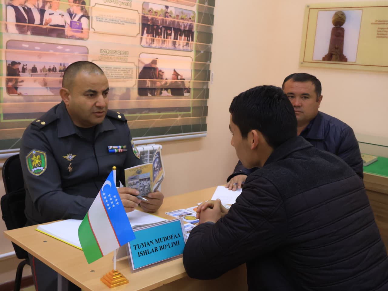 Samarqandda harbiy xizmatchilar uchun sayyor qabul tashkil etildi