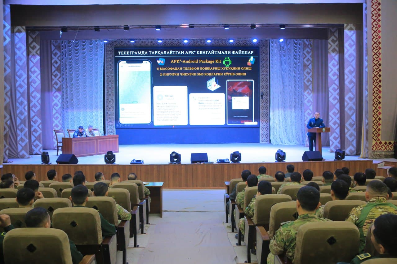Shimoli-g‘arbiy harbiy okrugda kiberxavfsizlikka bag‘ishlangan profilaktik tadbir o‘tkazildi