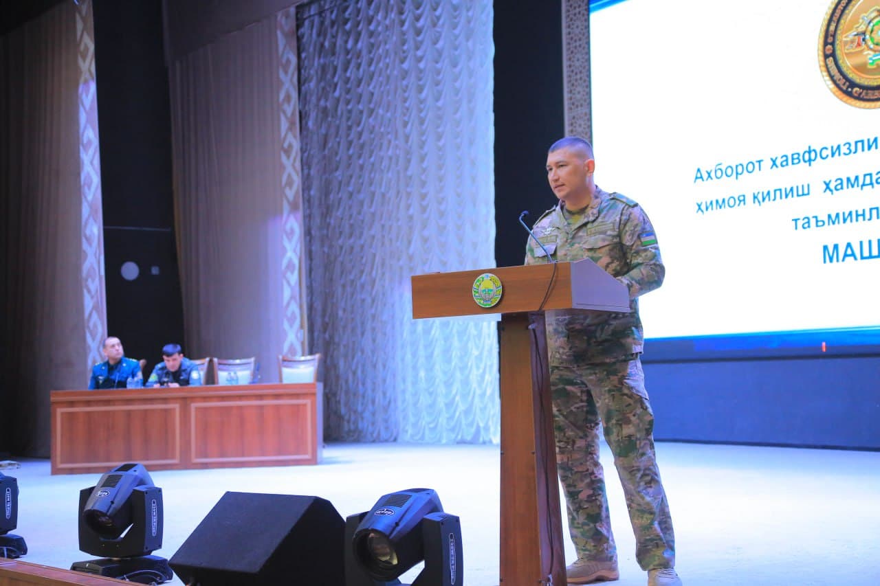 Shimoli-g‘arbiy harbiy okrugda kiberxavfsizlikka bag‘ishlangan profilaktik tadbir o‘tkazildi