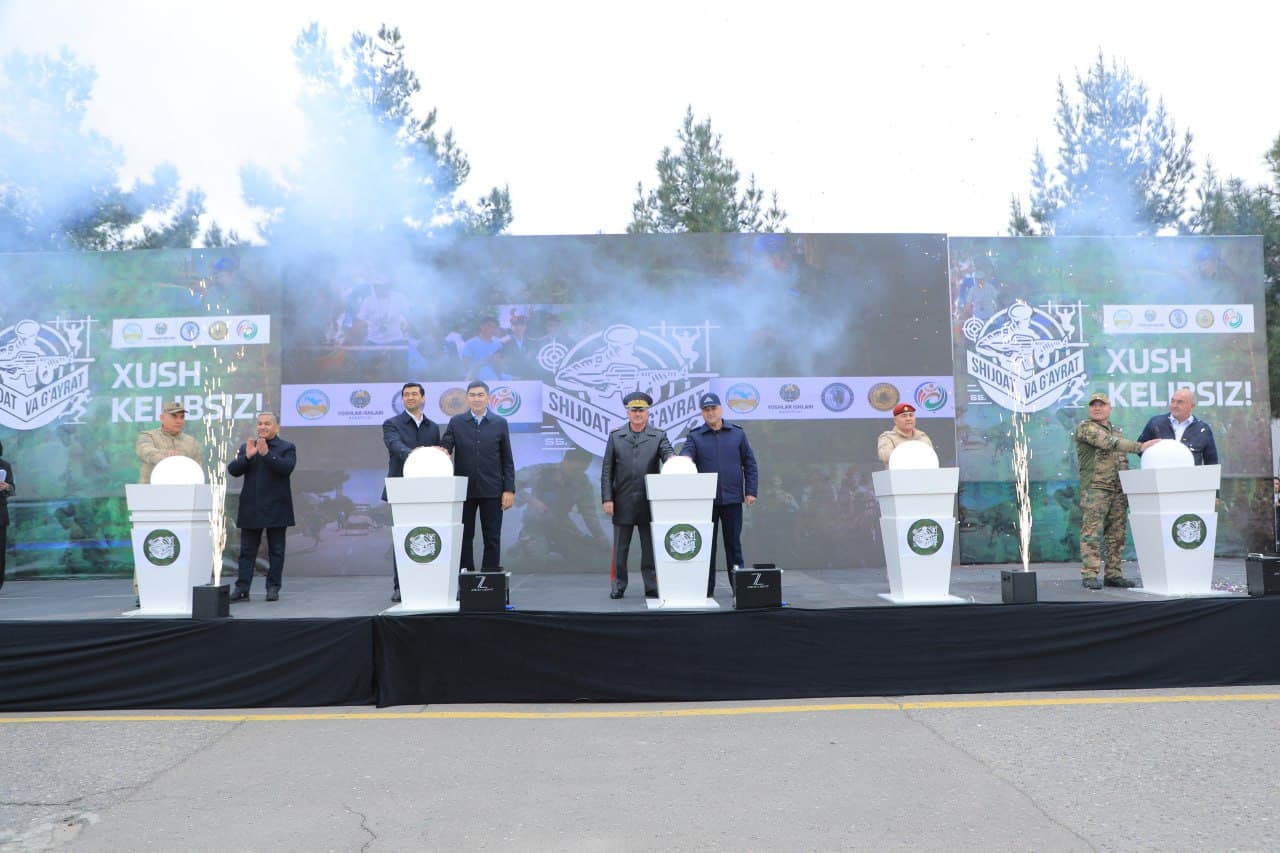 “Shijoat va gʻayrat” harbiy-sport musobaqasiga start berildi