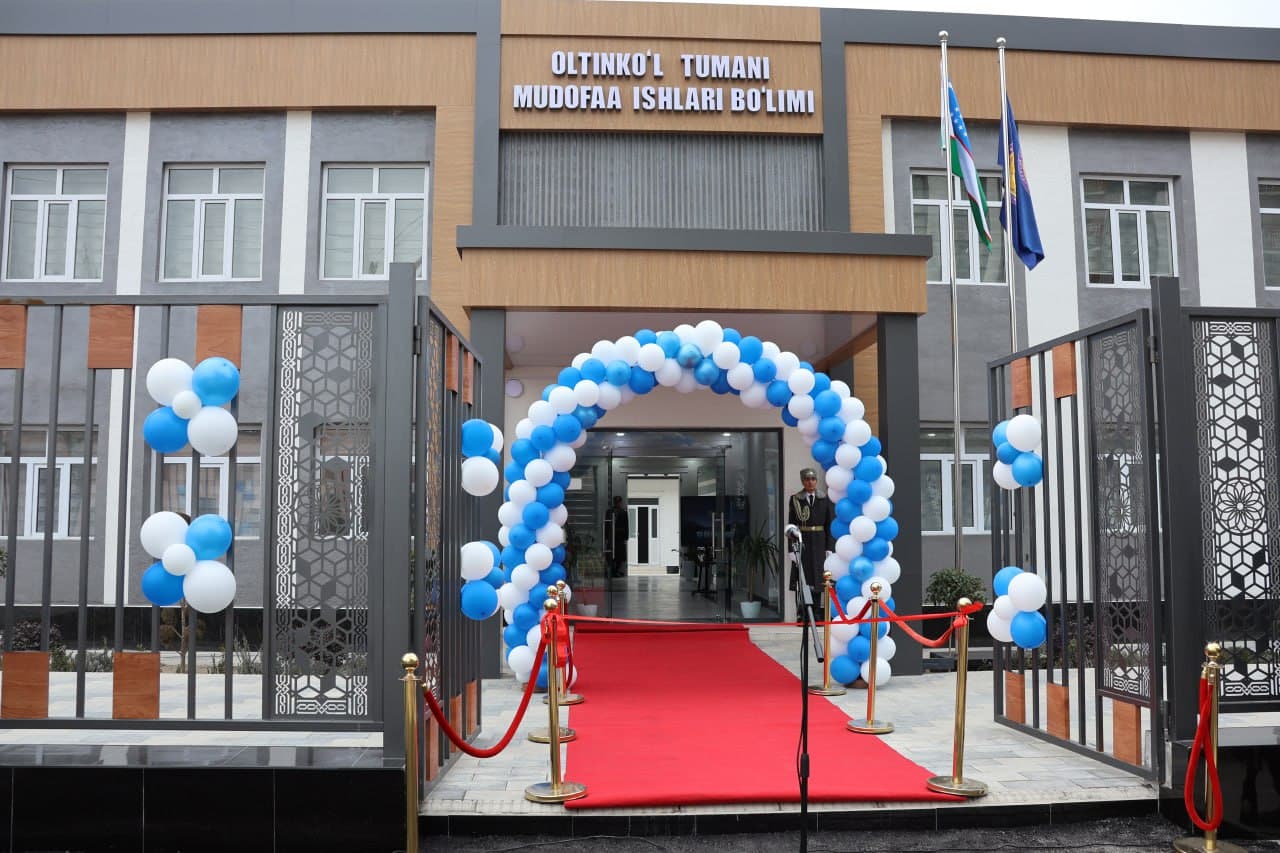 Oltinko‘lda Mudofaa ishlari bo‘limining yangi binosi foydalanishga topshirildi