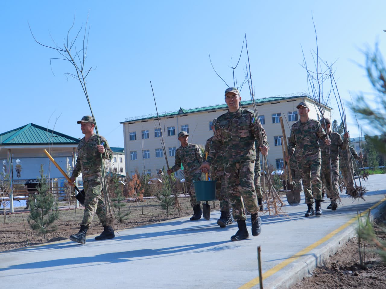 Surxondaryoda “Yashil makon” loyihasi doirasida keng ko‘lamli ishlar amalga oshirilmoqda