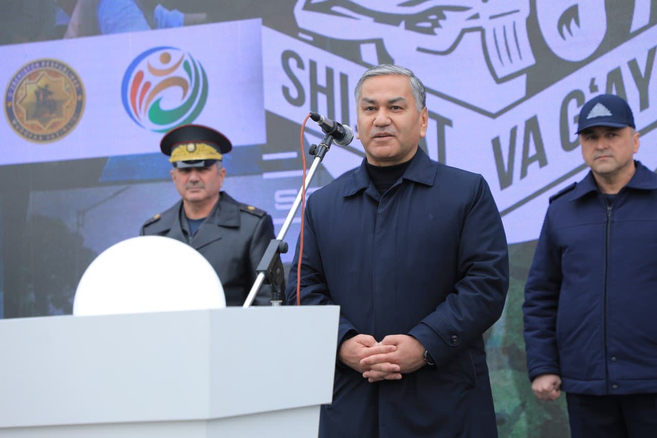 “Shijoat va gʻayrat” harbiy-sport musobaqasiga start berildi