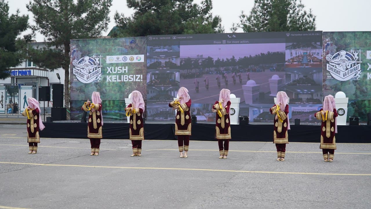 “Shijoat va gʻayrat” harbiy-sport musobaqasiga start berildi