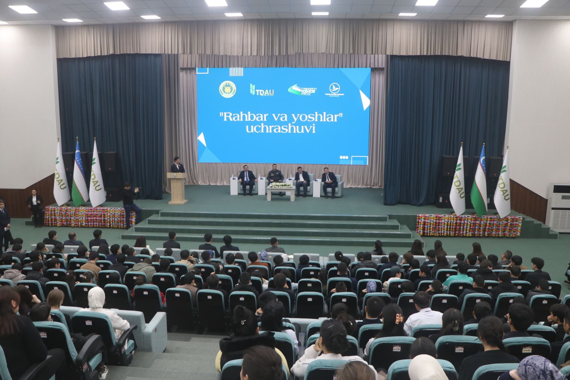 Toshkent davlat texnika va agrar universitetlarida talaba-yoshlar bilan uchrashuv o‘tkazildi