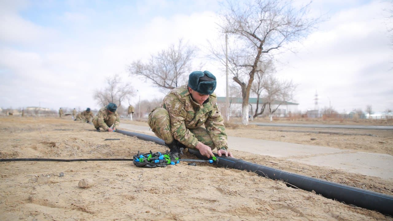 “Yashil makon” loyihasi doirasida ko‘chat ekish ishlari amalga oshirildi