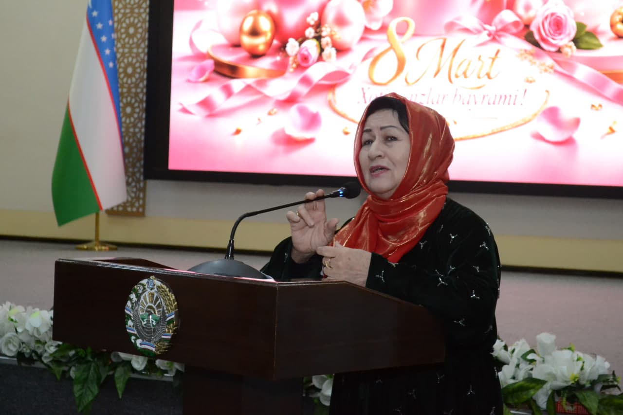 Xalqaro xotin-qizlar bayrami munosabati bilan tantanali tadbirlar o‘tkazildi