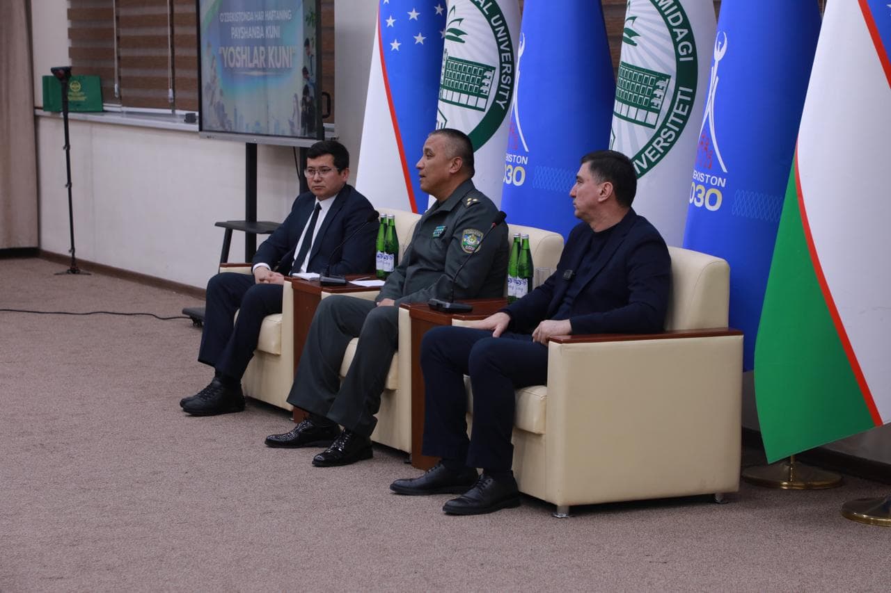 Toshkent davlat texnika va agrar universitetlarida talaba-yoshlar bilan uchrashuv o‘tkazildi