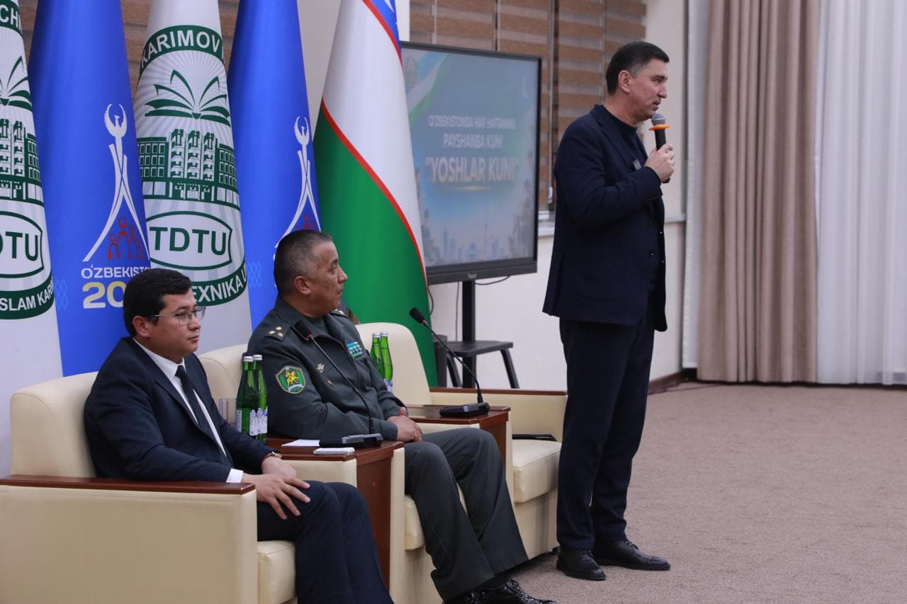 Toshkent davlat texnika va agrar universitetlarida talaba-yoshlar bilan uchrashuv o‘tkazildi