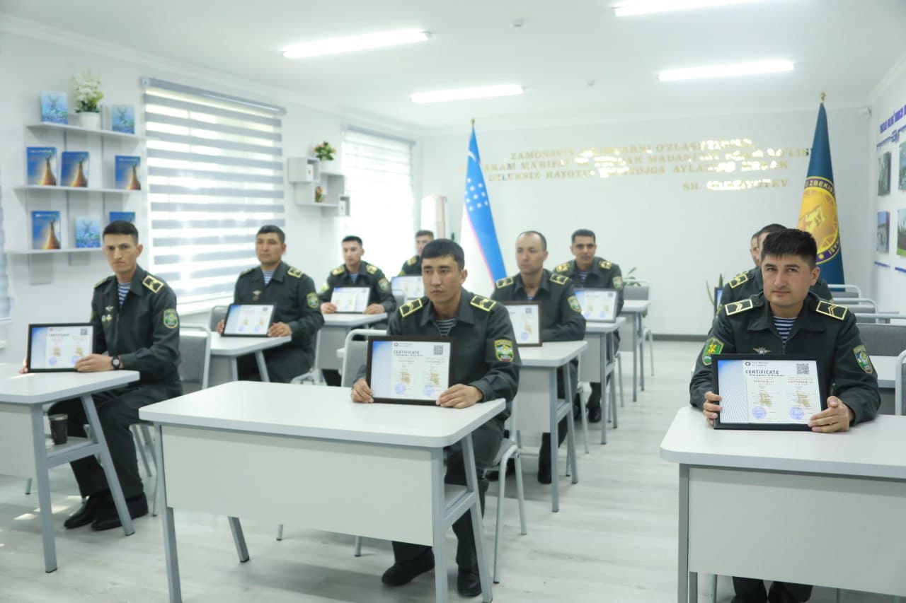 Okrugda navbatdagi o‘quv kurslari yakunlandi