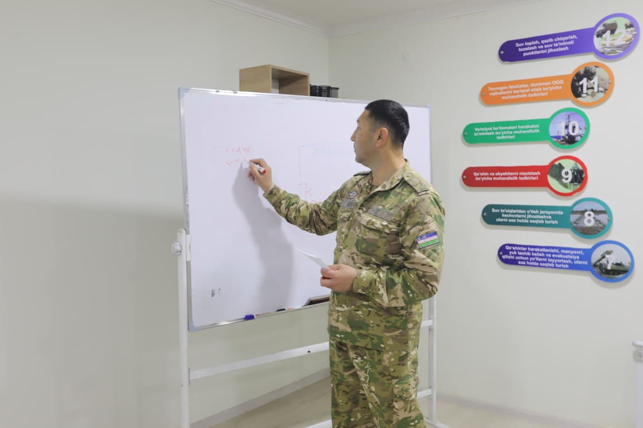 Ofitserlar kasbiy mahoratini oshirishga qaratilgan o‘quv-uslubiy yig‘in o‘tkazildi