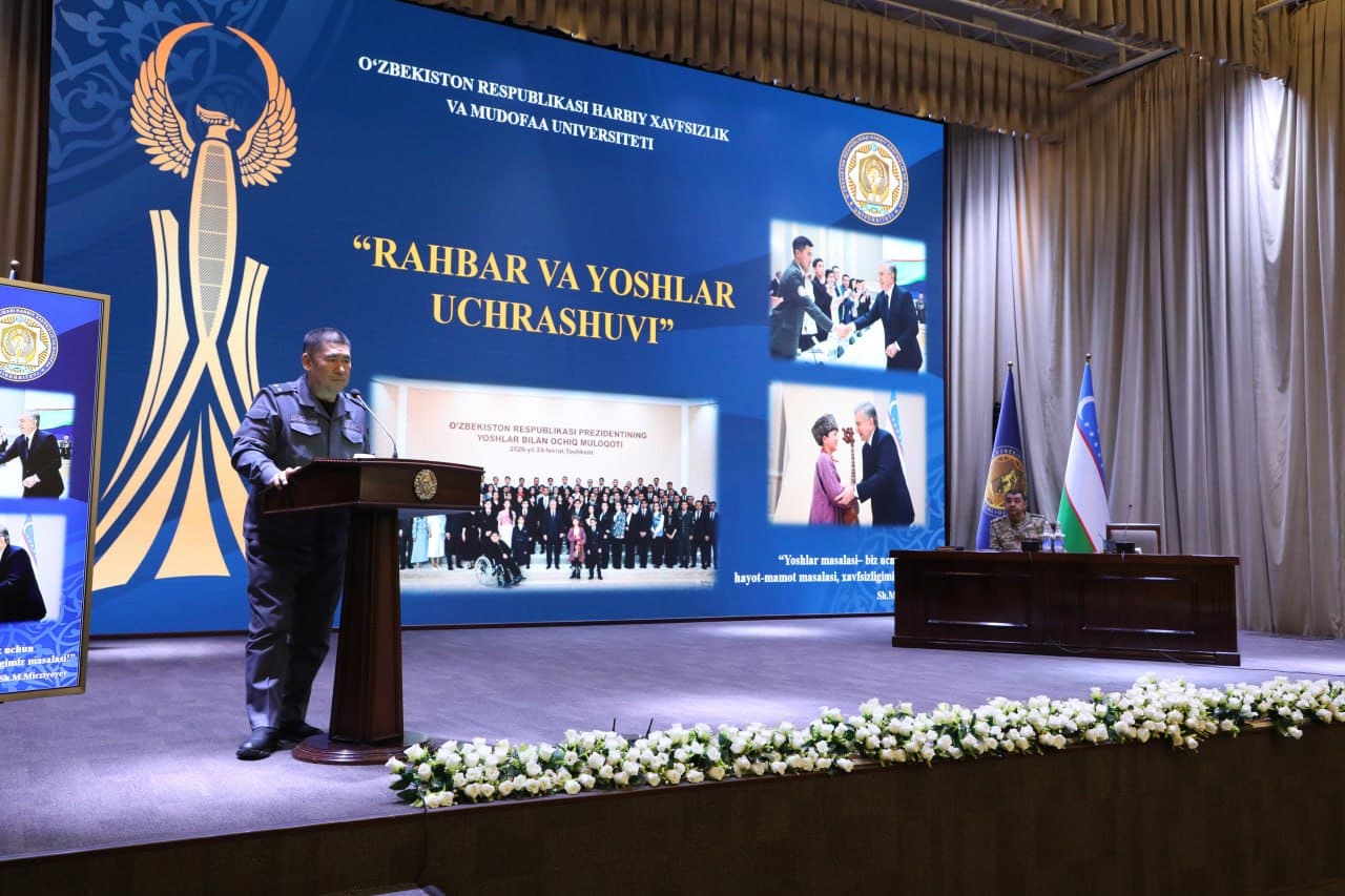 Yashnobod yoshlari harbiy universitet bilan tanishdi