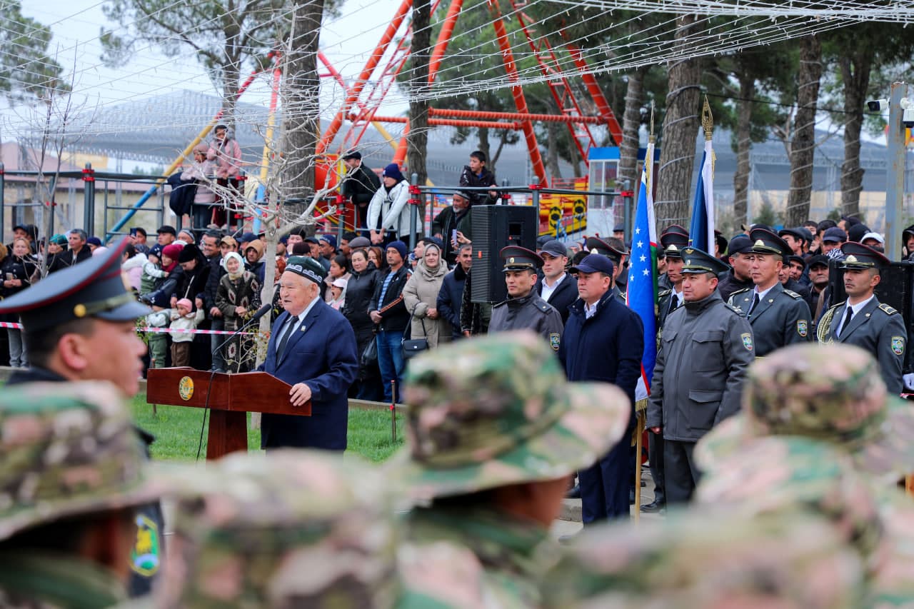 Surxondaryolik o‘g‘lonlar harbiy xizmatga tantanali kuzatildi
