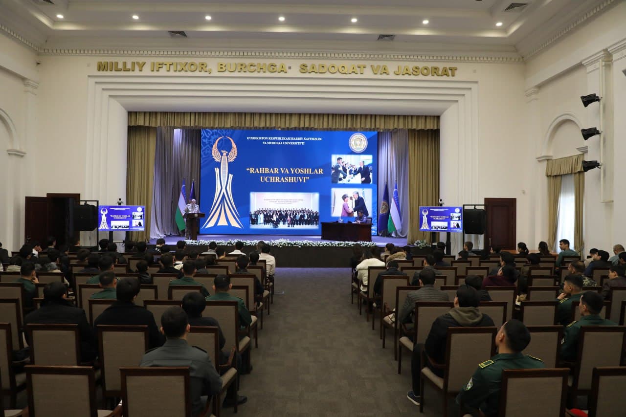 Yashnobod yoshlari harbiy universitet bilan tanishdi