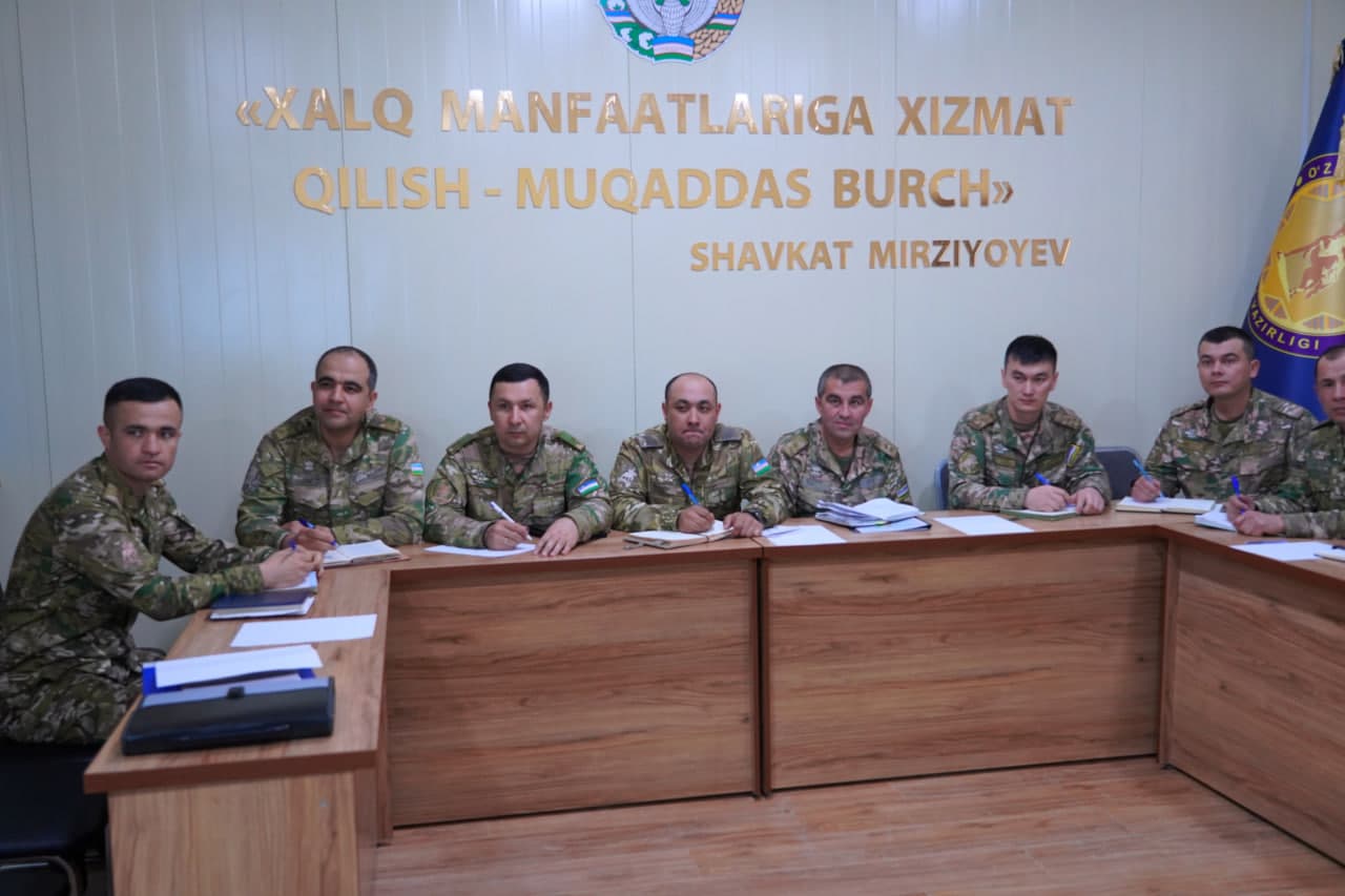 Harbiy qismda “Harbiy qism yettiligi” tizimi faoliyati o‘rganildi