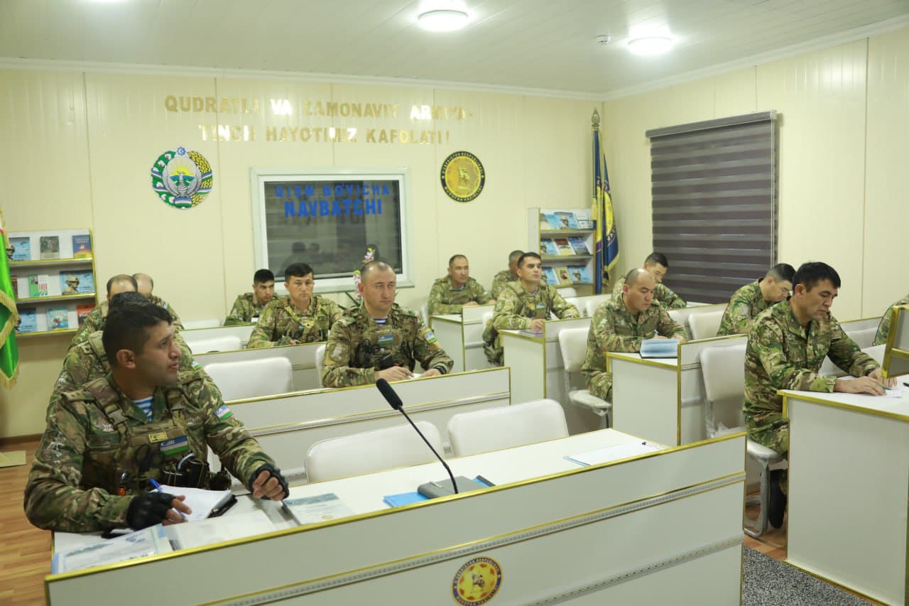 Shaxsiy tarkibning professional mahorati oshirilmoqda