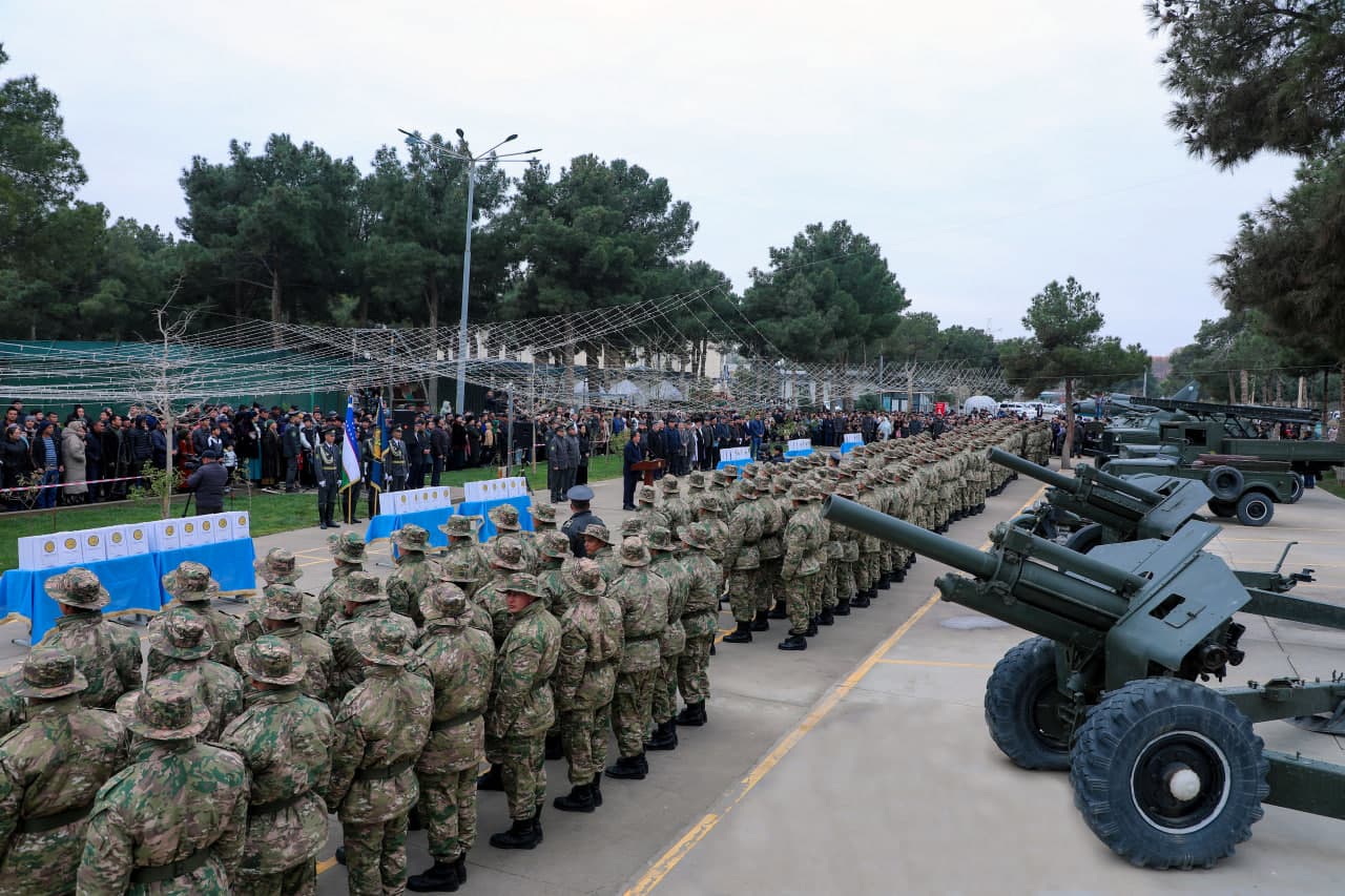 Surxondaryolik o‘g‘lonlar harbiy xizmatga tantanali kuzatildi