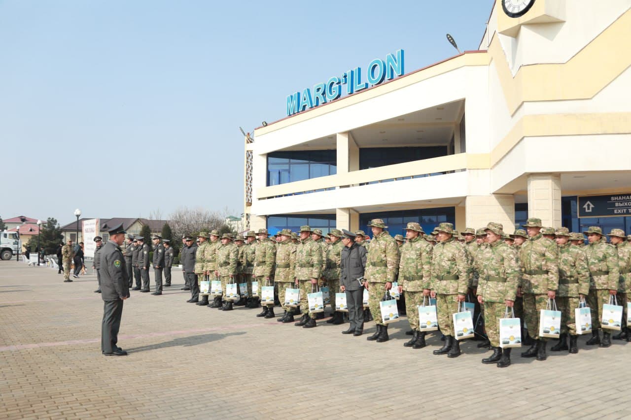 Conscripts solemnly welcomed at their places of service