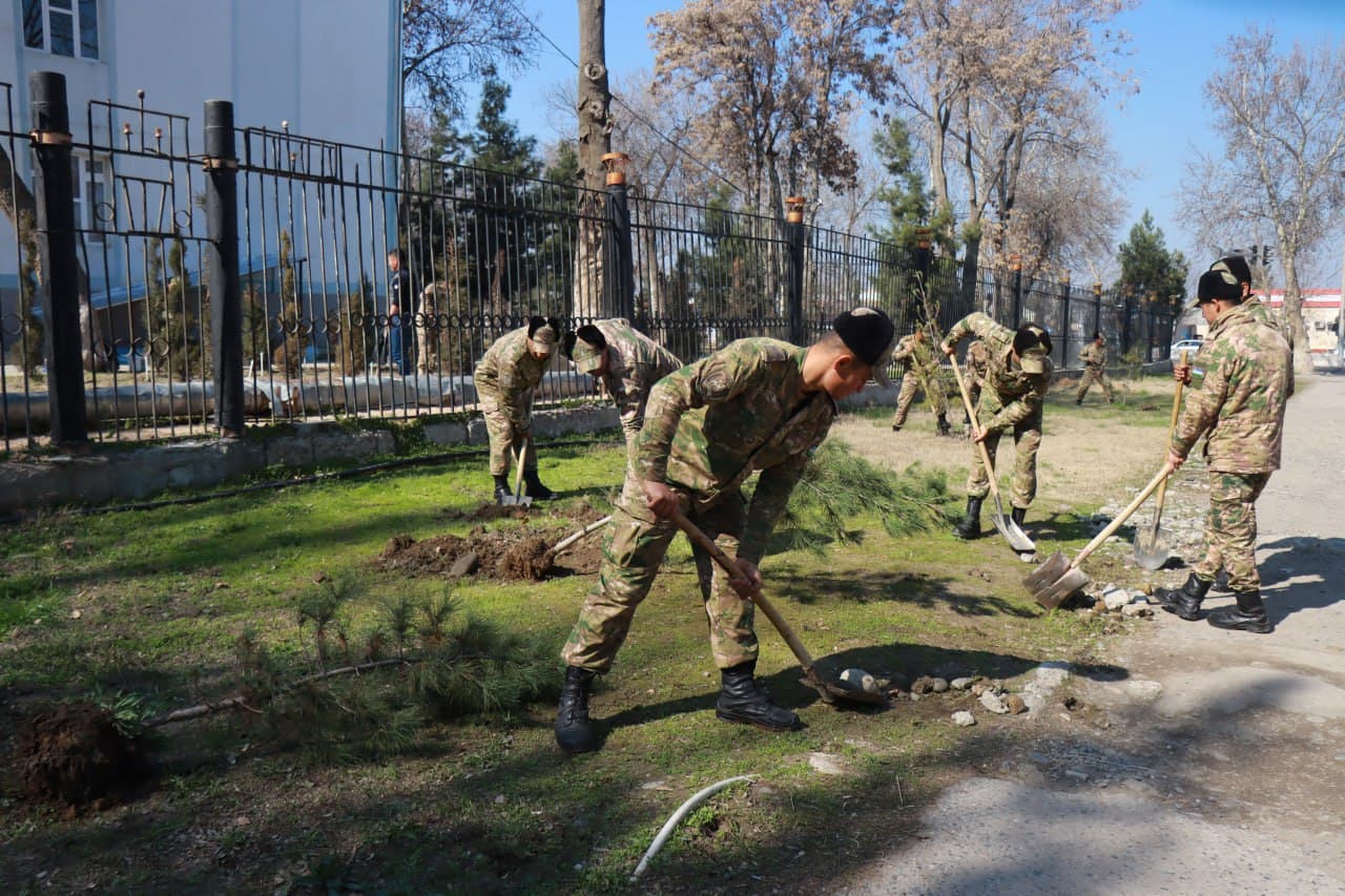 Umumxalq xayriya hashari doirasida obodonlashtirish ishlari keng ko‘lamda davom etmoqda