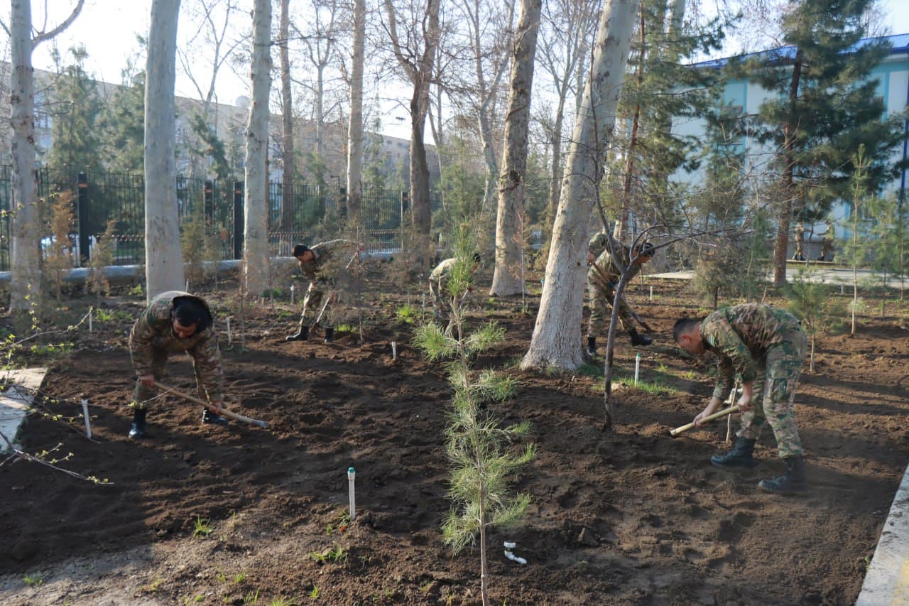 Umumxalq xayriya hashari doirasida obodonlashtirish ishlari keng ko‘lamda davom etmoqda