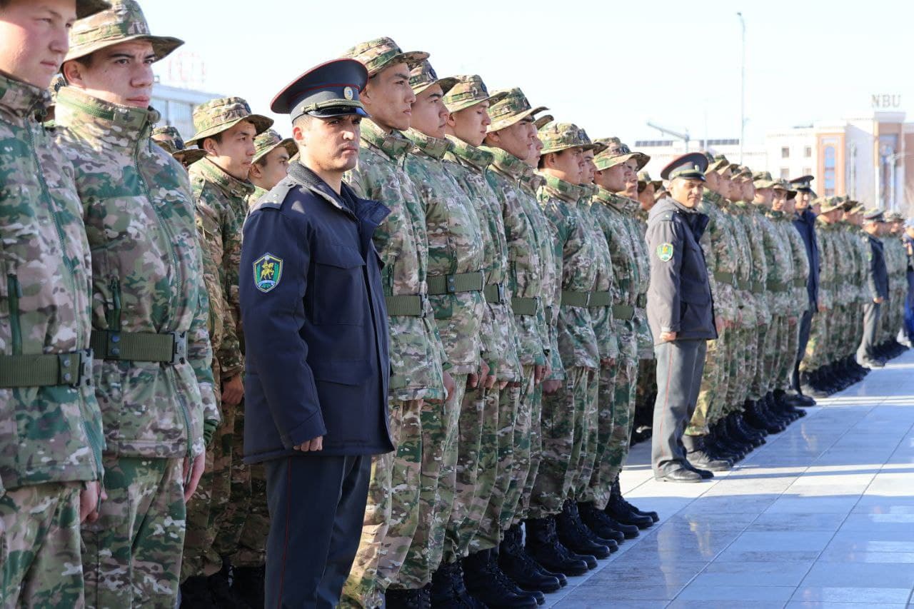 Xorazmda chaqiriluvchilar muddatli harbiy xizmatga tantanali kuzatildi