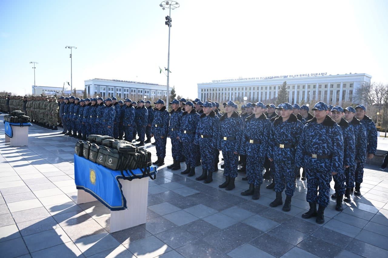 Xorazmda chaqiriluvchilar muddatli harbiy xizmatga tantanali kuzatildi