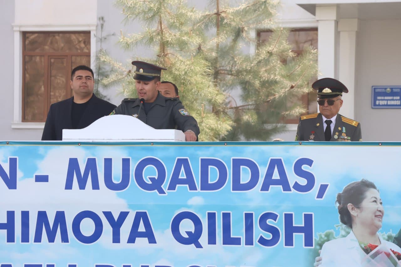 В Андижане стартовали учебные сборы «Школы мужества»