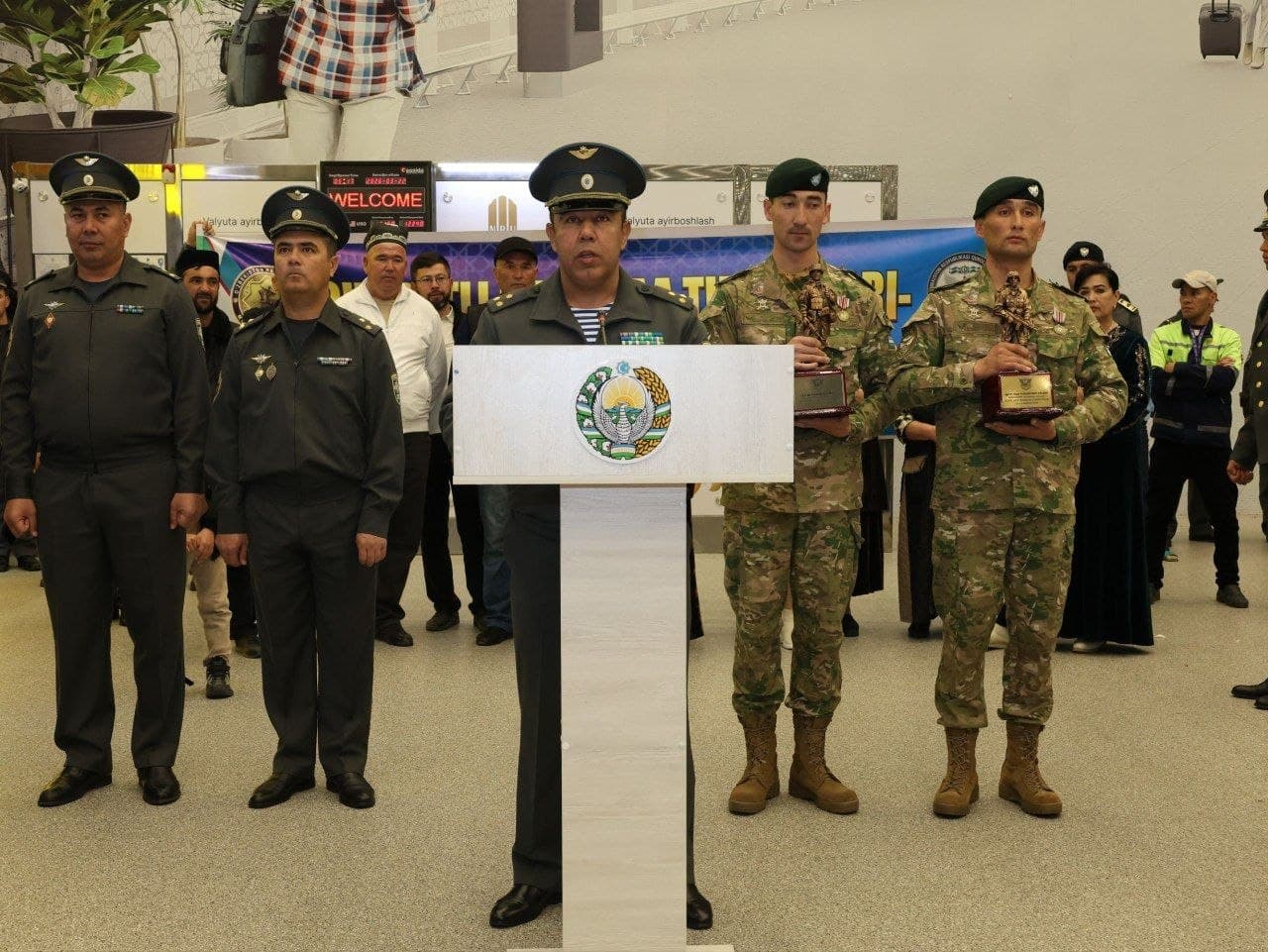 “Eng ilgʻor jangchi-2026” musobaqasi gʻoliblari tantanali kutib olindi