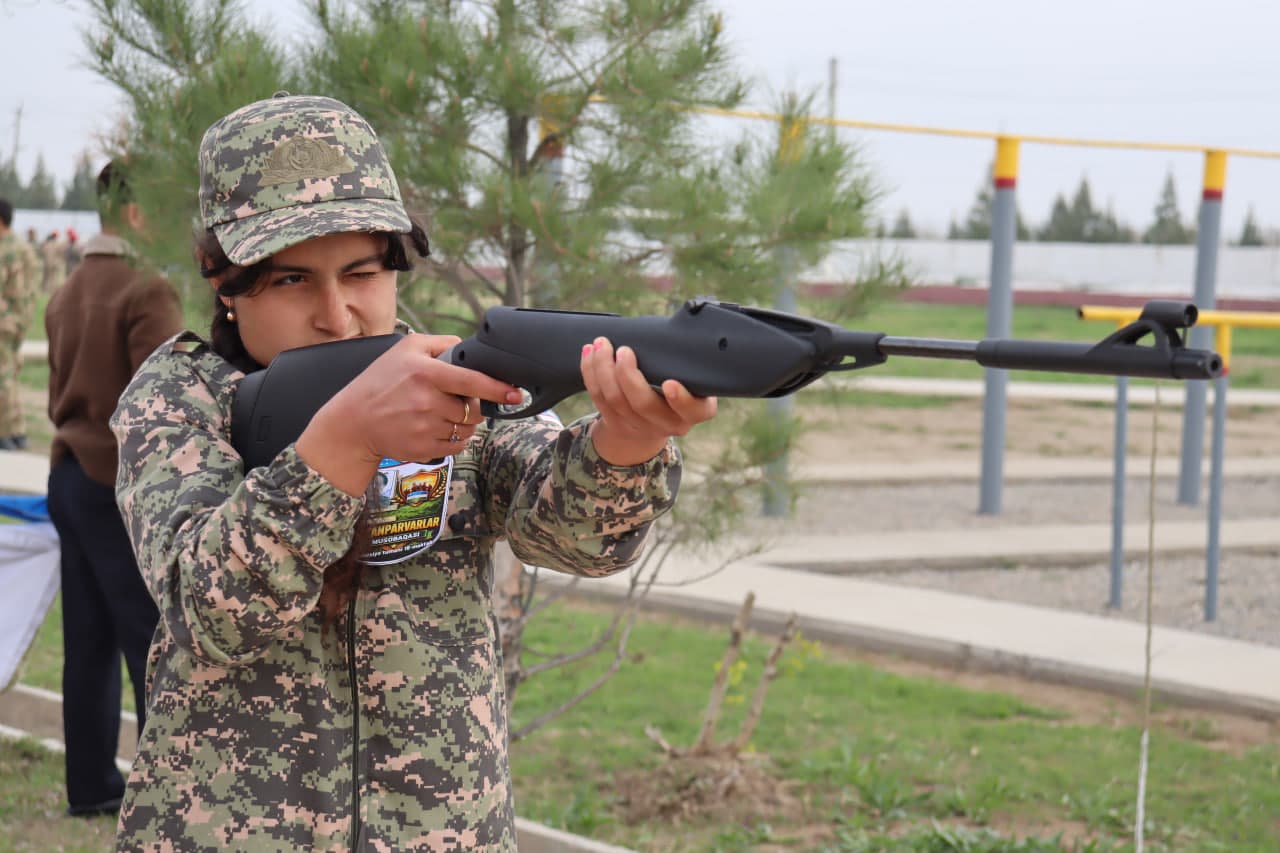 “Vatanparvarlar” harbiy-sport musobaqasining Surxondaryo viloyati bosqichi yuqori saviyada o‘tdi
