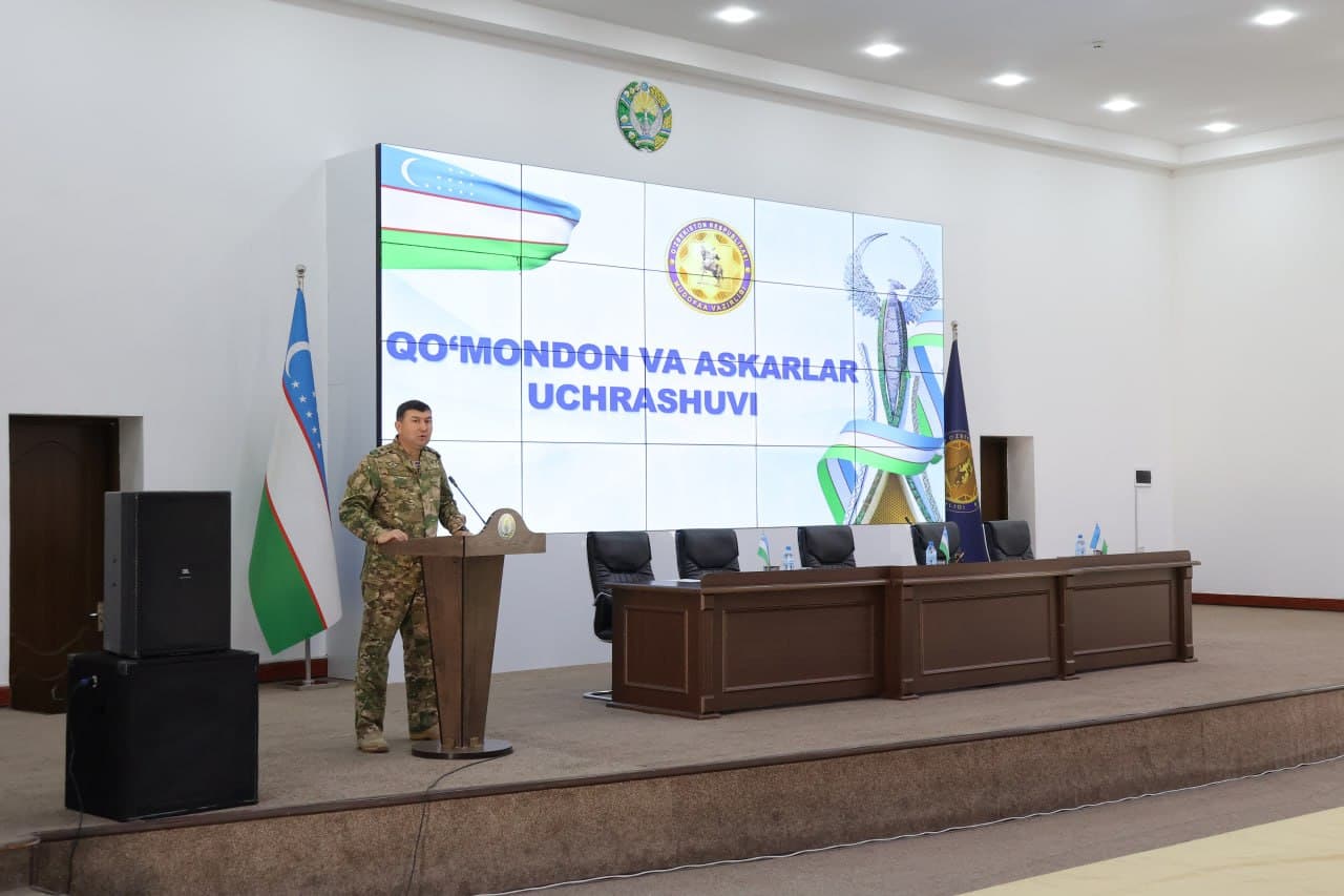 Qo‘mondon askarlar bilan ochiq muloqot o‘tkazdi