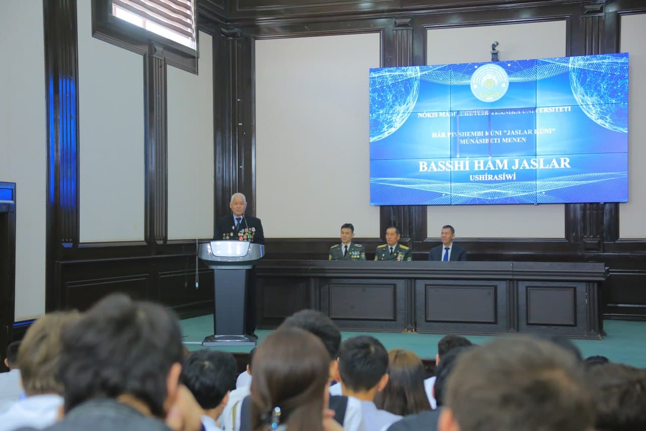 Faxriylar talaba yoshlar bilan uchrashdi