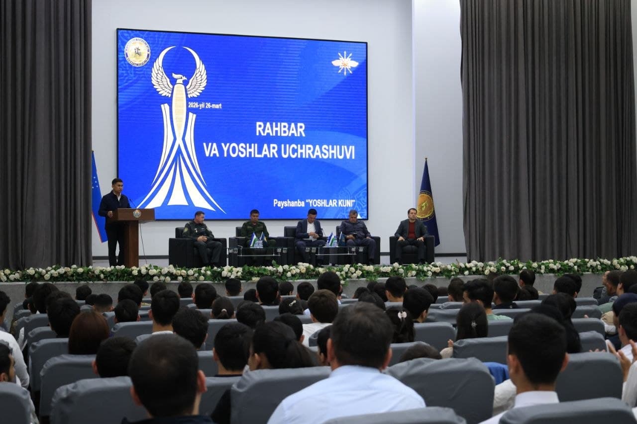 Zangiota tumanidagi harbiy qismda “Rahbar va yoshlar” uchrashuvi tashkil etildi